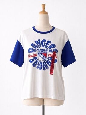 New York Rangers NHL Champion Women's Distressed Look Top XL